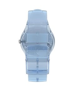 Imagen de Reloj Swatch Mujer Azzura Gl122 Silicona Celeste Sumergible