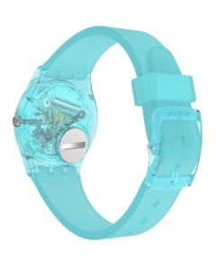 Reloj Swatch Mujer Celeste Mint Flavour Gl123 Silicona 30 Wr - Cool Time