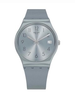 Reloj Swatch Mujer Azulbaya Gl401 Silicona Sumergible 3 Bar