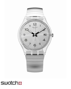 Reloj Swatch Mujer Silverall Plateado Gm416 Acero Wr