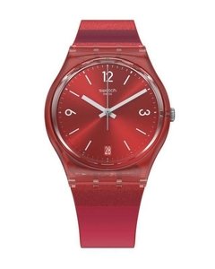 Reloj Swatch Unisex Ruberalda Rojo Gr406 Sumergible 3 Bar