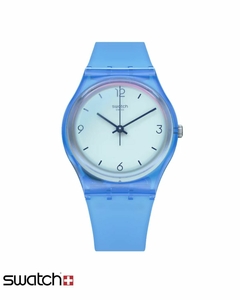 Reloj Swatch Unisex Monthly Drops Swan Ocean GS165