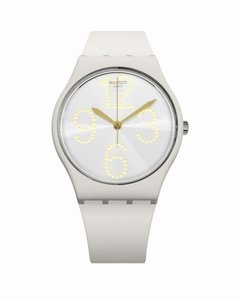 Reloj Swatch Mujer Beige Sheerchic Gt107 Silicona Sumergible - comprar online