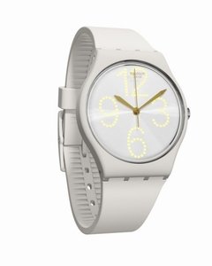 Reloj Swatch Mujer Beige Sheerchic Gt107 Silicona Sumergible en internet