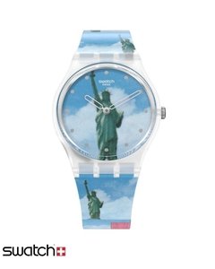 Reloj Swatch Mujer Moma New York By Tadanori Yokoo Gz351