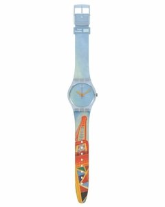 Reloj Swatch Unisex Pompidou Eiffel Tower, By Robert Delaunay GZ357 en internet