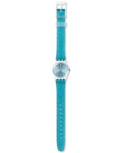 Reloj Swatch Mujer Glitter Celeste Originals Lk392 Silicona - comprar online