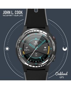Smartwatch John L. Cook Oakland Gps Multi-sport Control Siri - tienda online