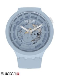 Reloj Swatch Unisex Big Bold Bioceramic C-blue Sb03n100