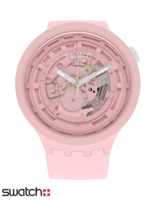 Reloj Swatch Unisex Big Bold Bioceramic C-pink Sb03p100