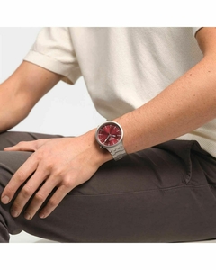 Reloj Swatch Unisex Big Bold Irony Scarlet Shimmer SB07S104G - tienda online