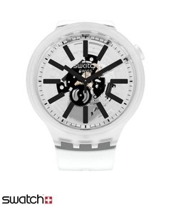 Reloj Swatch Unisex Big Bold Blackinjelly Blanco So27e101