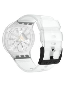 Reloj Swatch Unisex Big Bold Blackinjelly Blanco So27e101 - tienda online