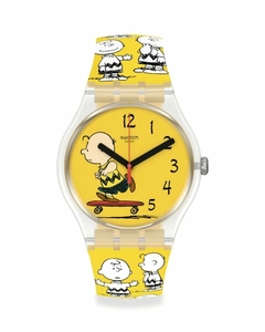 Reloj Swatch Unisex Snoopy Peanuts Pow Wow So29z101 - comprar online