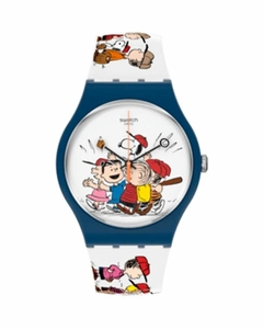 Reloj Swatch Unisex Snoopy Peanuts First Base So29z107 - comprar online