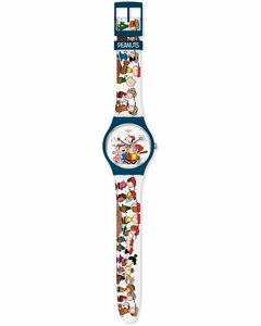 Reloj Swatch Unisex Snoopy Peanuts First Base So29z107 - tienda online