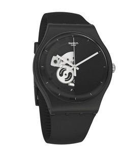 Reloj Swatch Unisex Bioceramic LIVE TIME BLACK So32b107 en internet