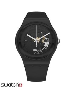 Reloj Swatch Unisex Bioceramic SPOT TIME BLACK SO32B108