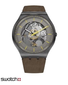 Reloj Swatch Hombre Monthly Drops Silver Skeleton SS07M103