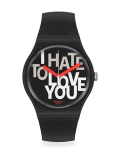 Reloj Swatch Unisex Valentine's Day Hate 2 Love Suob185 - comprar online