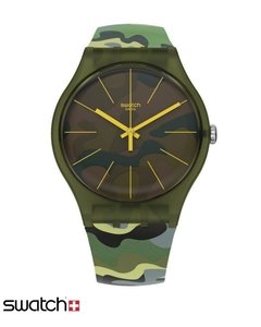 Reloj Swatch Unisex Essentials Camouforest Suog114