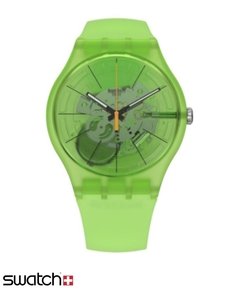 Reloj Swatch Unisex Kiwi Vibes Verde Suog118 Silicona 3 Bar