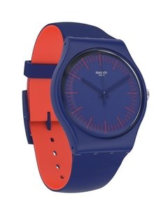 Reloj Swatch Unisex Monthly Drops Suon146 Bluenred en internet