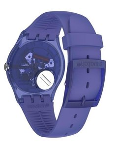 Reloj Swatch Mujer Purple Rings Suov106 Sumergible Silicona - Cool Time