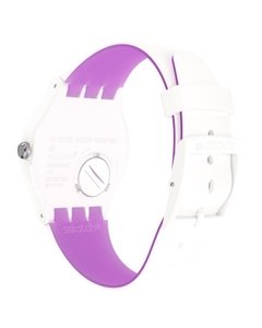 Reloj Swatch Unisex Monthly Drops Suow173 Whitenpurple - tienda online