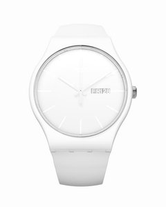 Reloj Swatch Mujer Blanco White Rebel Suow701 Silicona 3 Bar