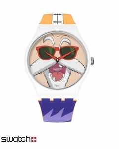 Reloj Swatch Unisex Dragonball Z Kamesennin X Swatch Suoz346