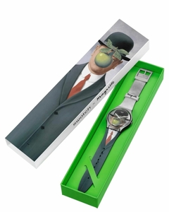 Reloj Swatch Unisex Art Journey 2023 Le Fils De L'homme By Rene Magritte SUOZ350 - tienda online