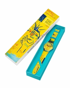 Reloj Swatch Unisex SWATCH ART JOURNEY 2023 Hollywood Africans By Jm Basquiat SUOZ354 - tienda online