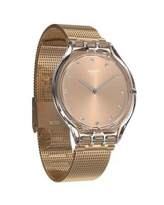 Reloj Swatch Mujer Skindesert Svok107m Acero Rose Sumergible - comprar online