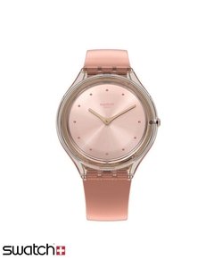 Reloj Swatch Mujer Skin Amor Svok108 Rosado Malla Silicona