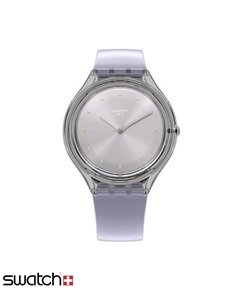 Reloj Swatch Mujer Lavanda Skin Love Svok110 Silicona