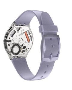 Reloj Swatch Mujer Lavanda Skin Love Svok110 Silicona - Cool Time