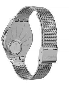 Reloj Swatch Mujer Skin Irony Skinsand Syxs117m Plateado - Cool Time