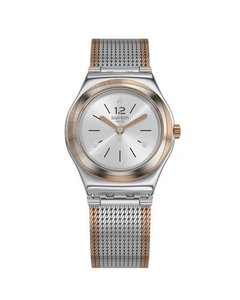Reloj Swatch Mujer Full Silver Jacket Yss327m Sumergible