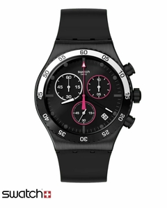 Reloj Swatch Unisex May Collection Magenta At Night YVB413