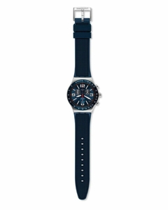 Reloj Swatch Irony Blue Grid Cronometro YVS454