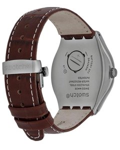 Reloj Swatch Hombre Appia Yws401 Cuero Acero Sumergible - tienda online