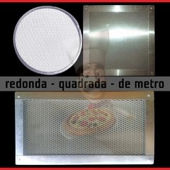 Tela de Alumínio Pizza Redonda na internet