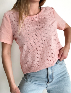 BLUSA FRIDA ROSA TALLE 2 (CON FALLA)