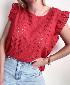 Blusa Triana Roja - comprar online