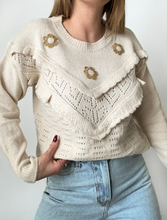 Sweater Georgina Beige - comprar online