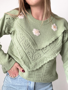 Sweater Georgina Verde en internet