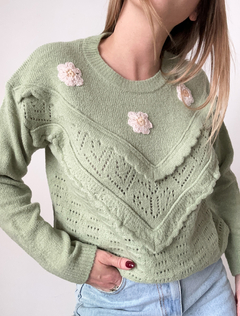 Sweater Georgina Verde - comprar online