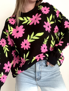 Sweater Lari Negro - tienda online