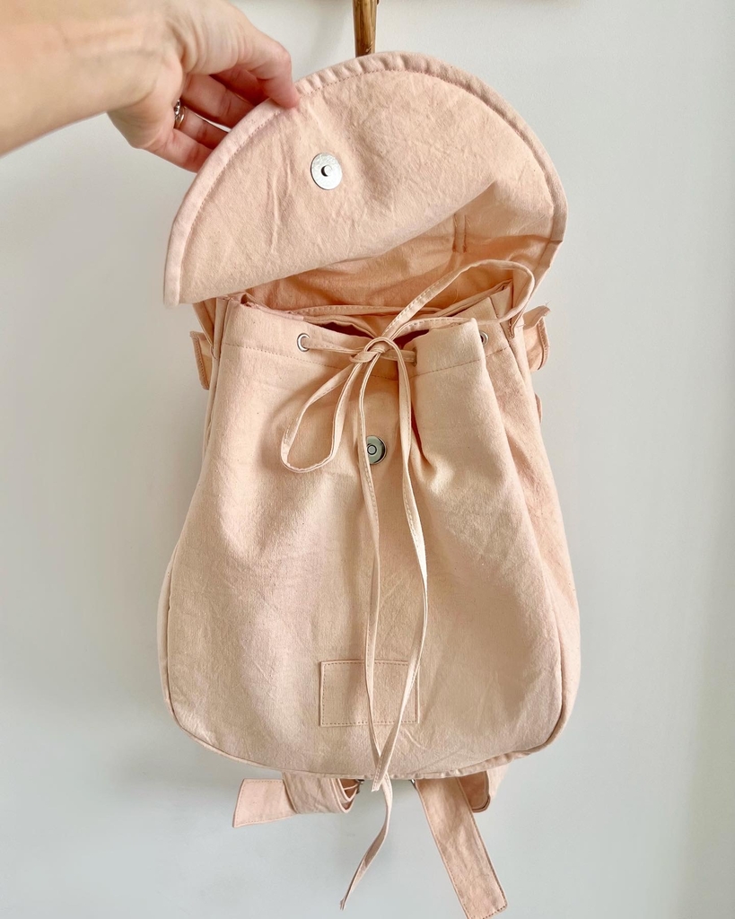 MOCHILA LIENZO ROSA Comprar en paraqtequedes